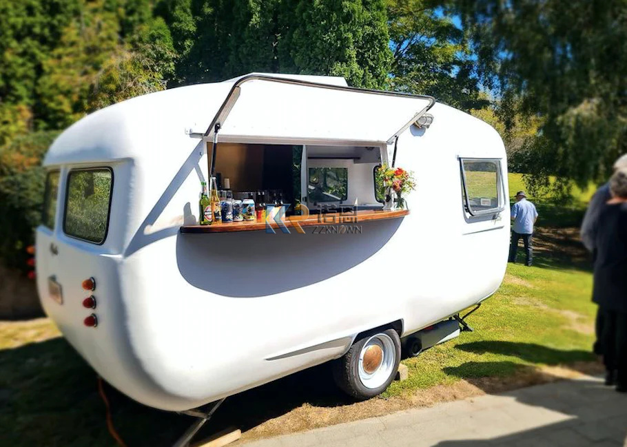 Coffee Van Equipment - Carrinho de venda de bar de