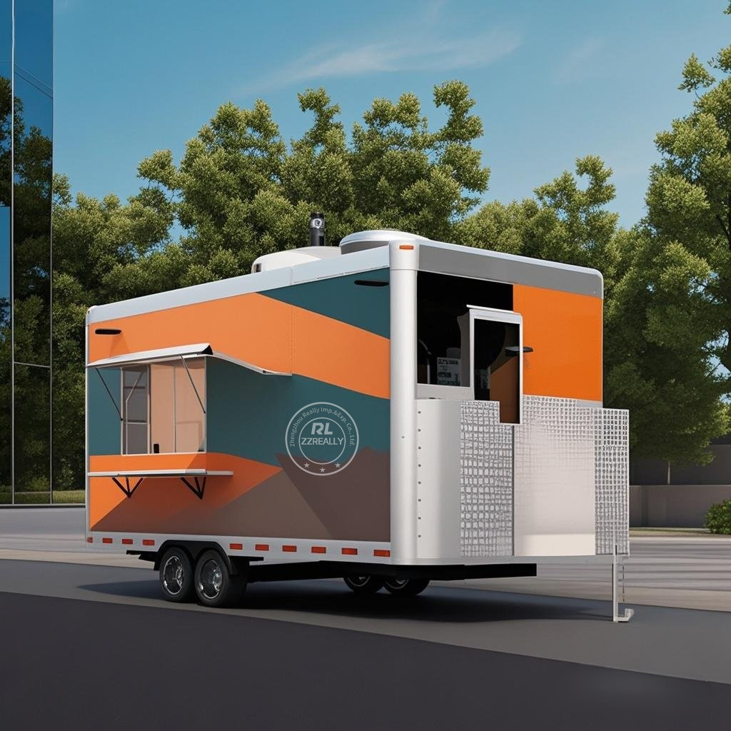 Coffee Van Equipment - Lanche caminhão de comida rápida cozinha