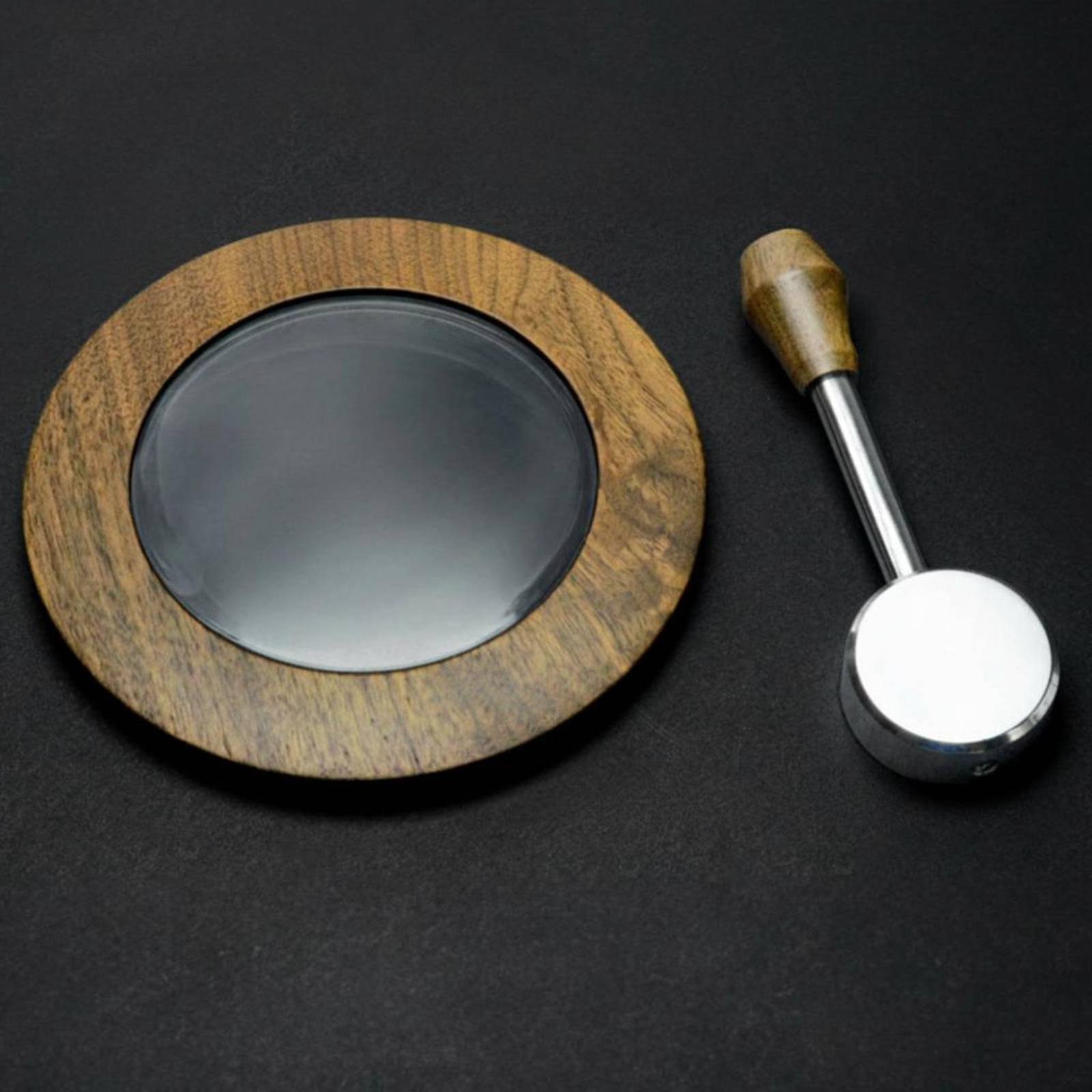Bean Hopper Lid - Conjunto de Botões de Madeira para