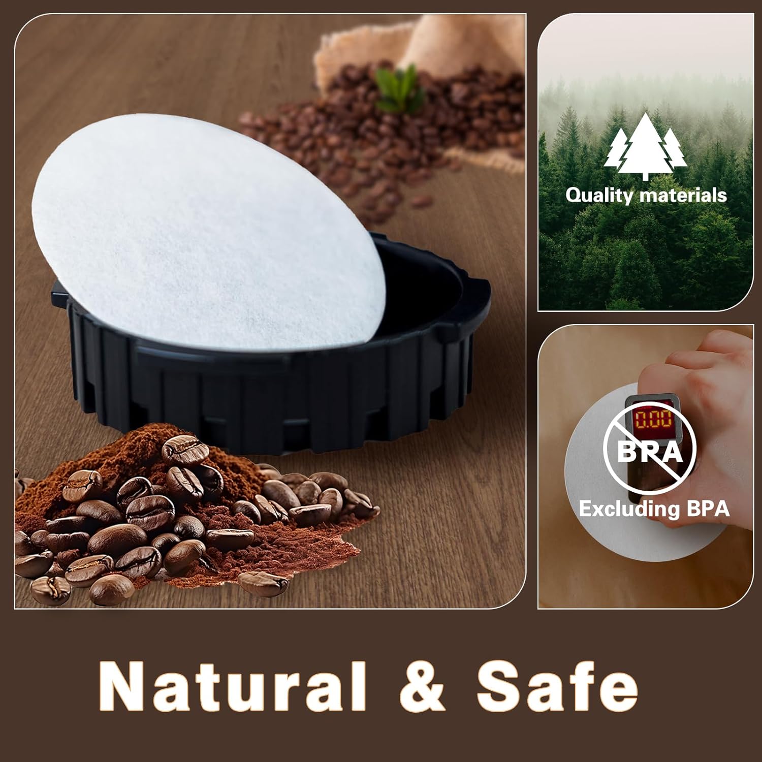 Filtros de café redondos, comp - Coffee Equipment For Home avaliação e preço