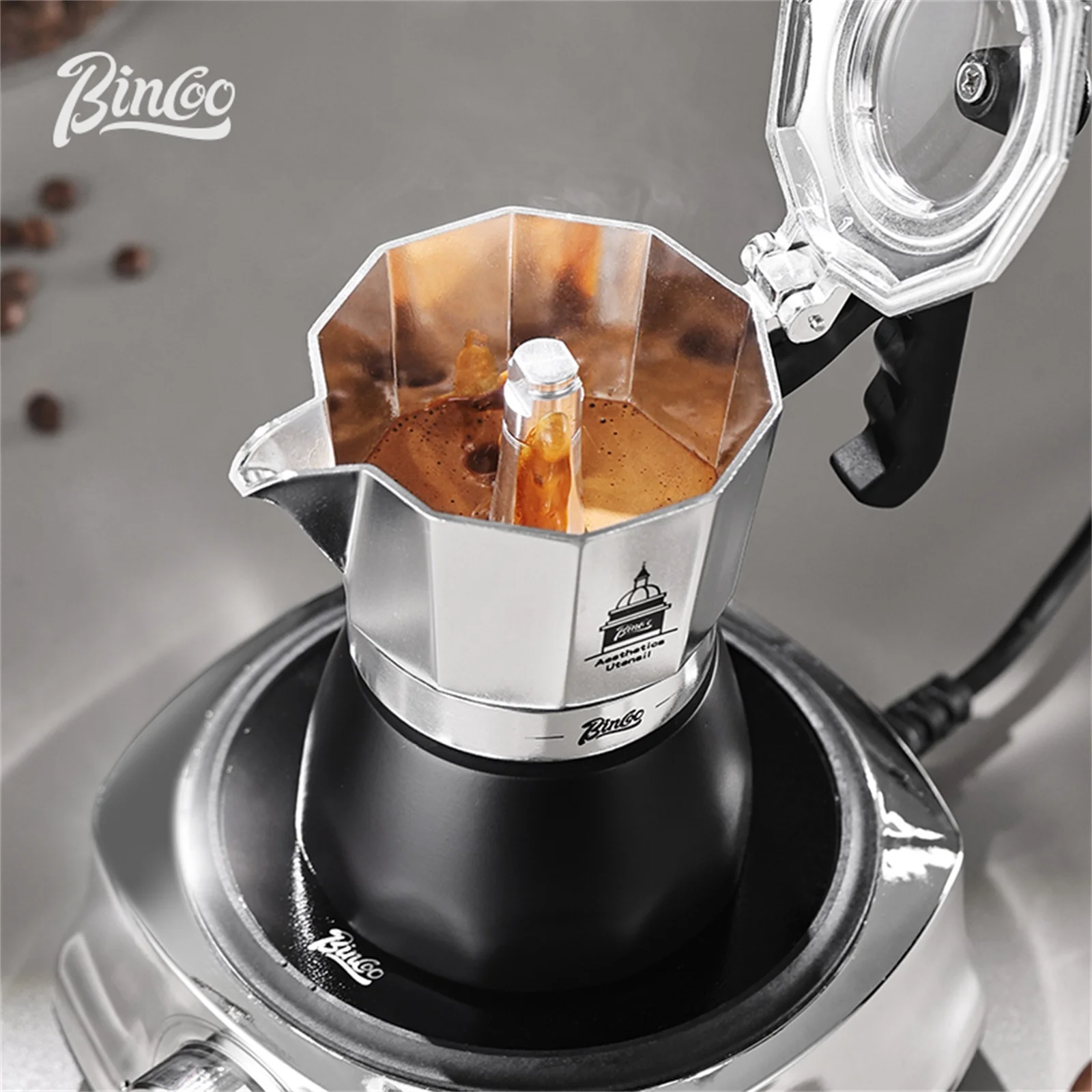 BINCOO Pote Moka de Válvula Du - Coffee Equipment For Home avaliação e preço
