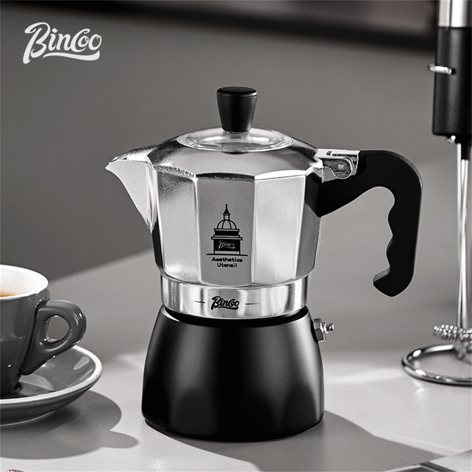 BINCOO Pote Moka de Válvula Du - Coffee Equipment For Home avaliação e preço