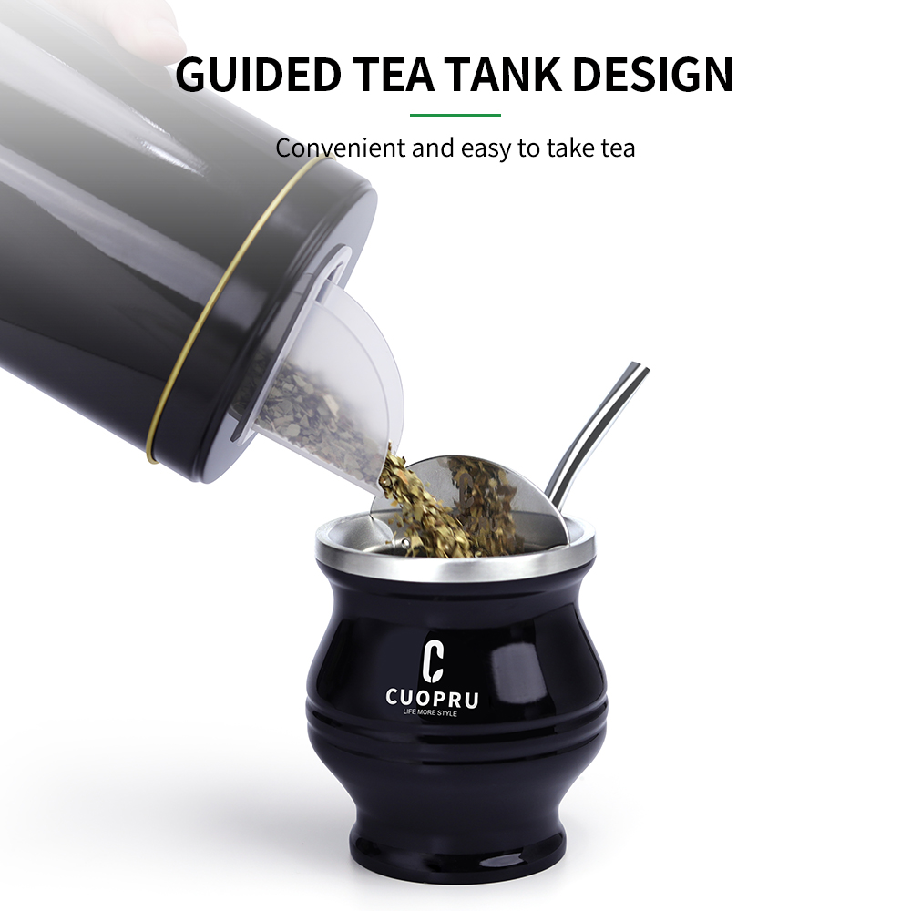 Cuopru-Recipiente De Erva Mate - Bean Hopper Lid avaliação e preço
