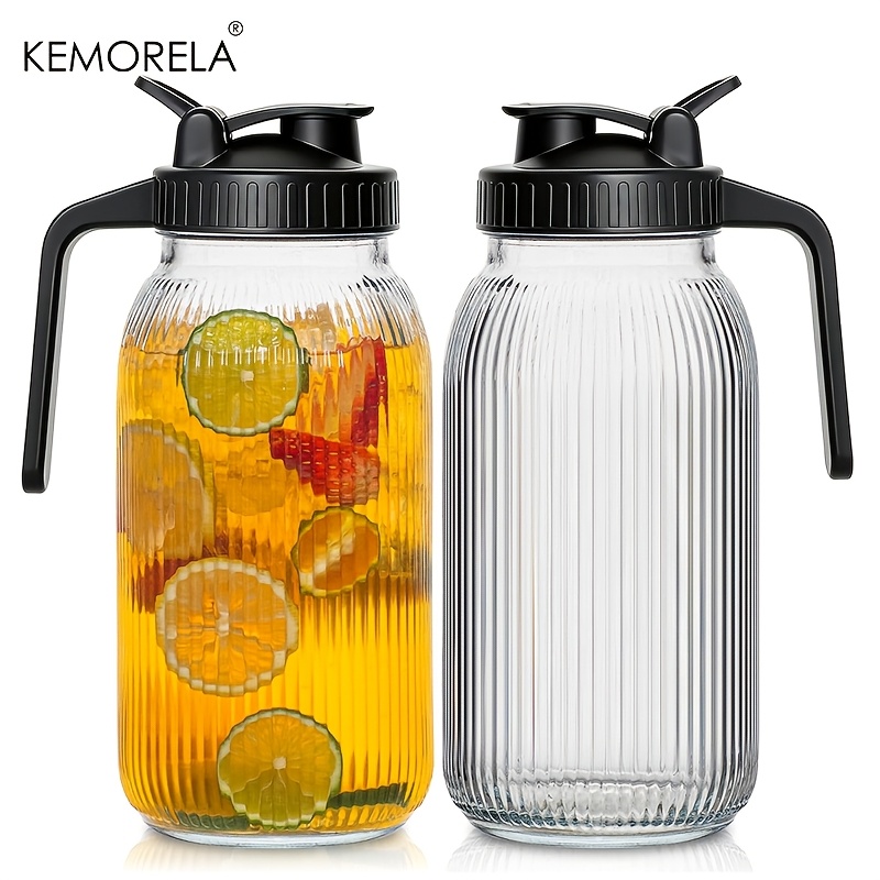 Conjunto de 2 Jarros de Vidro  - Bean Hopper Lid avaliação e preço
