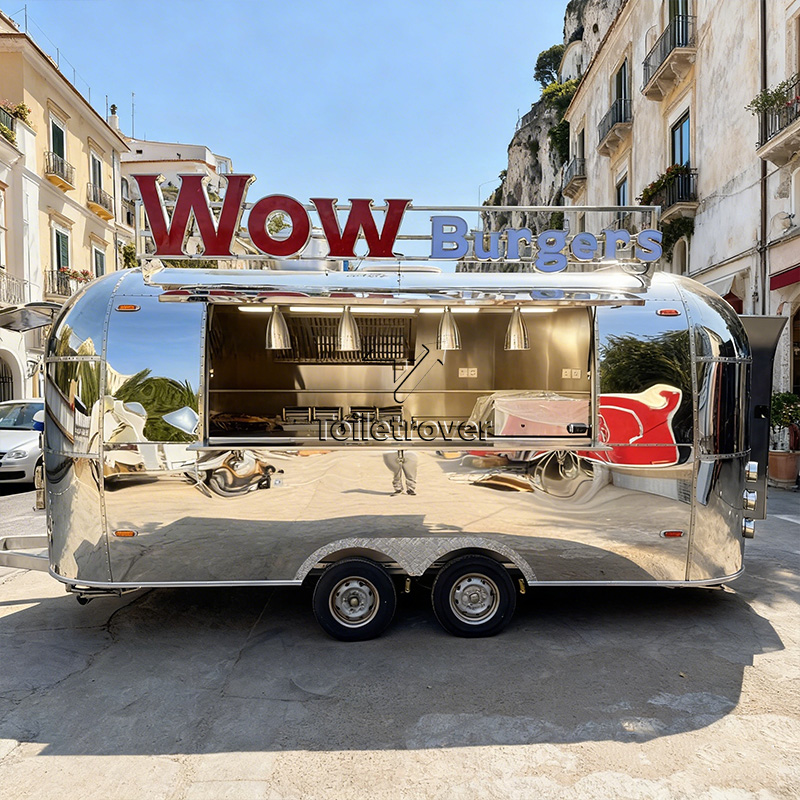 Trailer de Comida em Aço Inoxi - Coffee Equipment China avaliação e preço