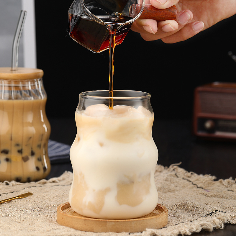 Copo de Vidro de 500ml com Can - Bean Hopper Lid avaliação e preço