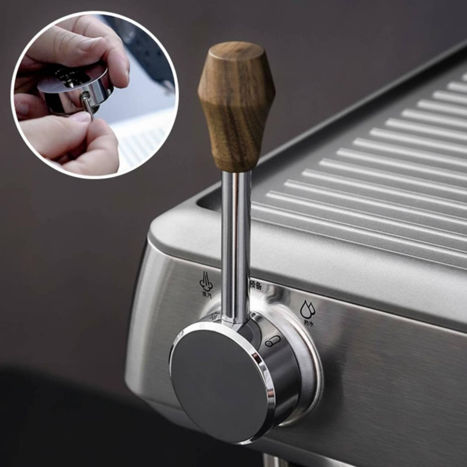 Conjunto de Botões de Madeira  - Bean Hopper Lid avaliação e preço